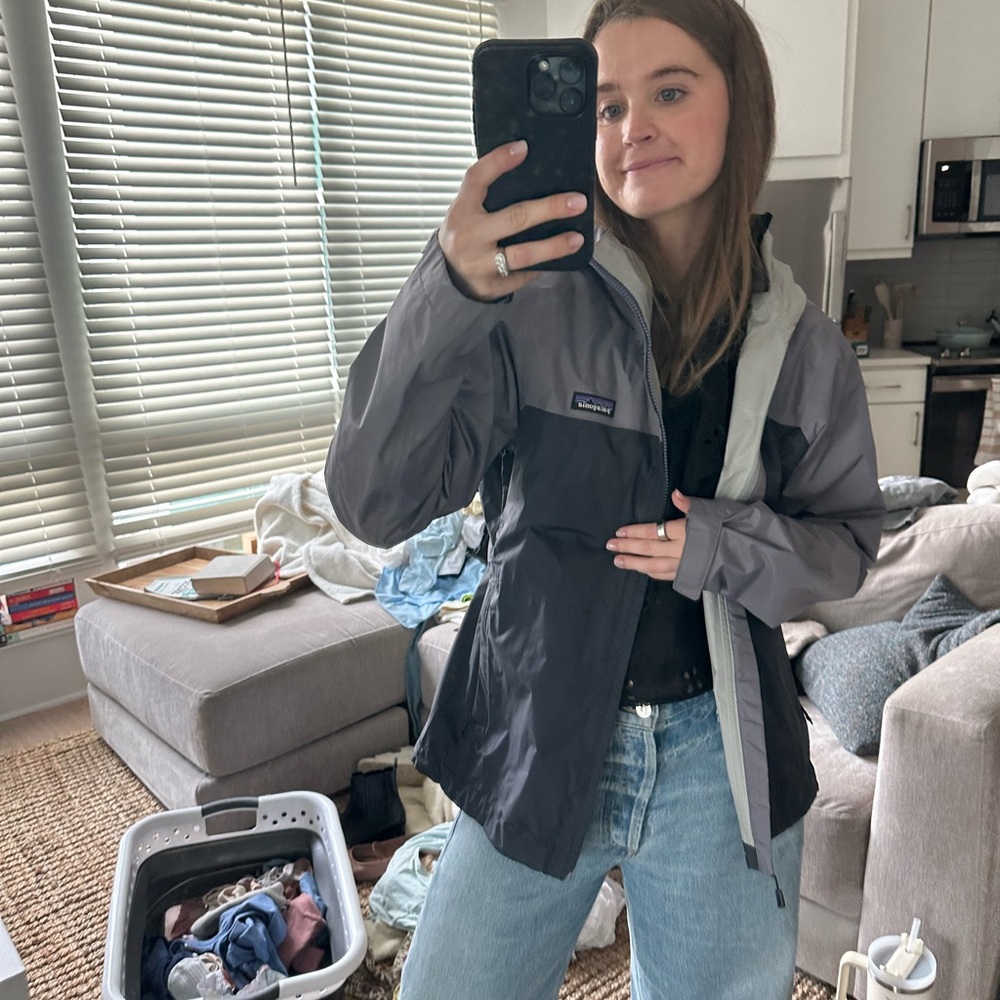Women's Purple and Gray Jacket
